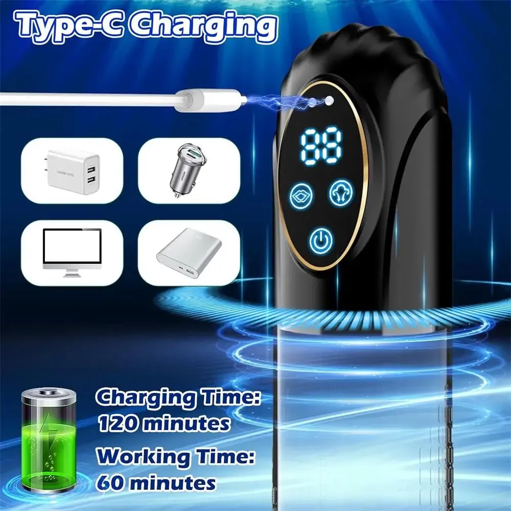 3D Visualization Design Bathmate Electric Penis Enlarge Vacuum Pump with 6 Suction
