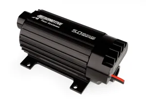 Aeromotive Fuel Pump, In-Line, Signature Brushless Spur Gear, 5.0gpm (Pump Sleeve Includes Mounting Provisions) - 11186