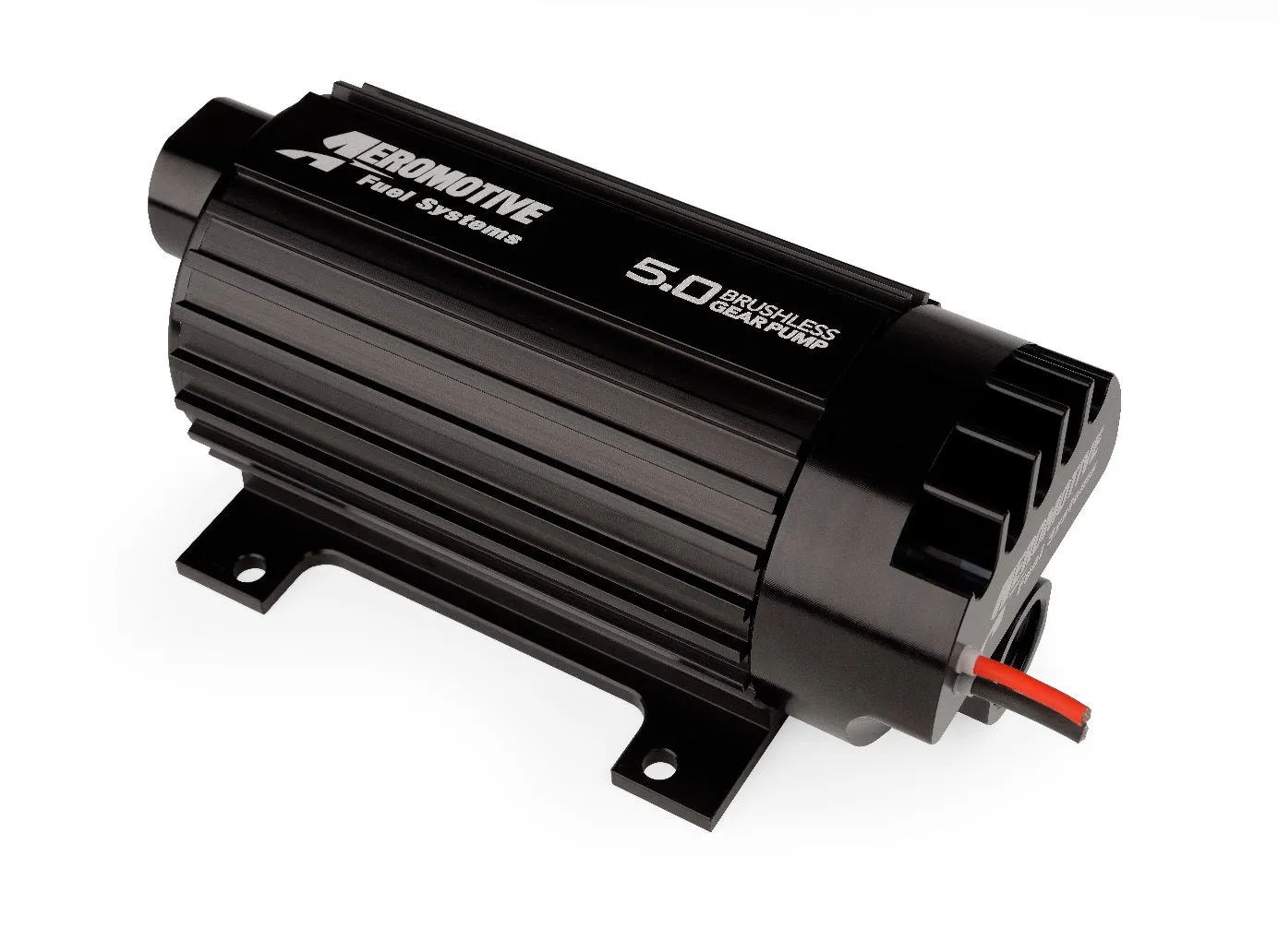 Aeromotive Fuel Pump, In-Line, Signature Brushless Spur Gear, 5.0gpm (Pump Sleeve Includes Mounting Provisions) - 11186