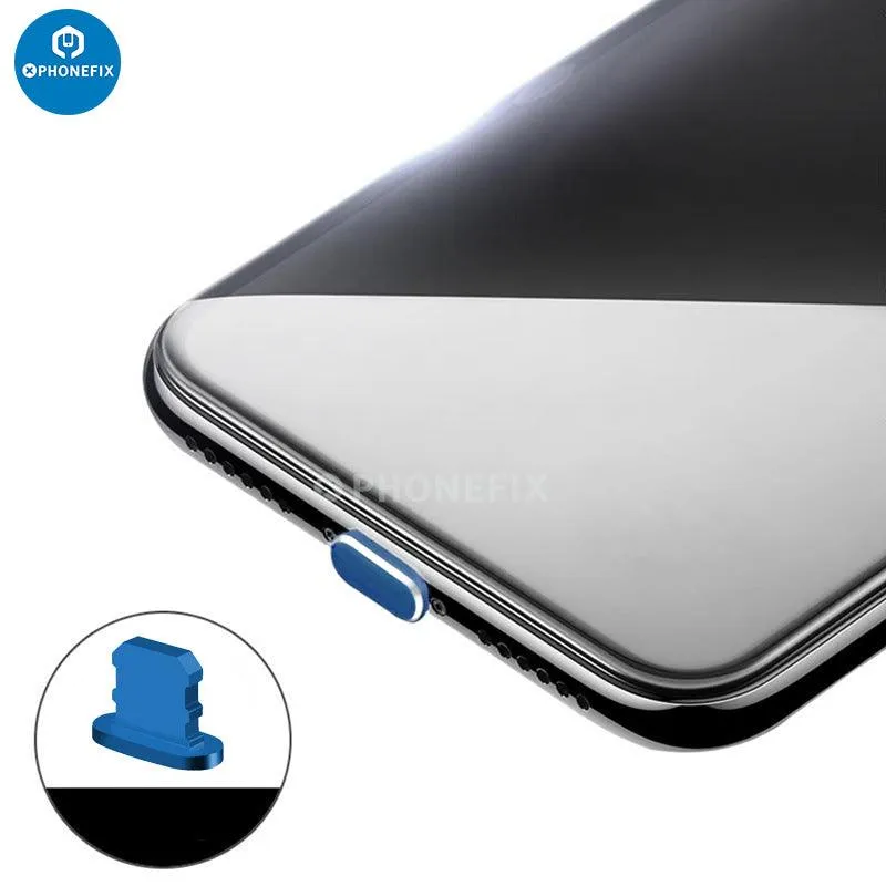 Aluminum alloy Anti Dust Plug iPhone USB Charging Port Dustproof Cap