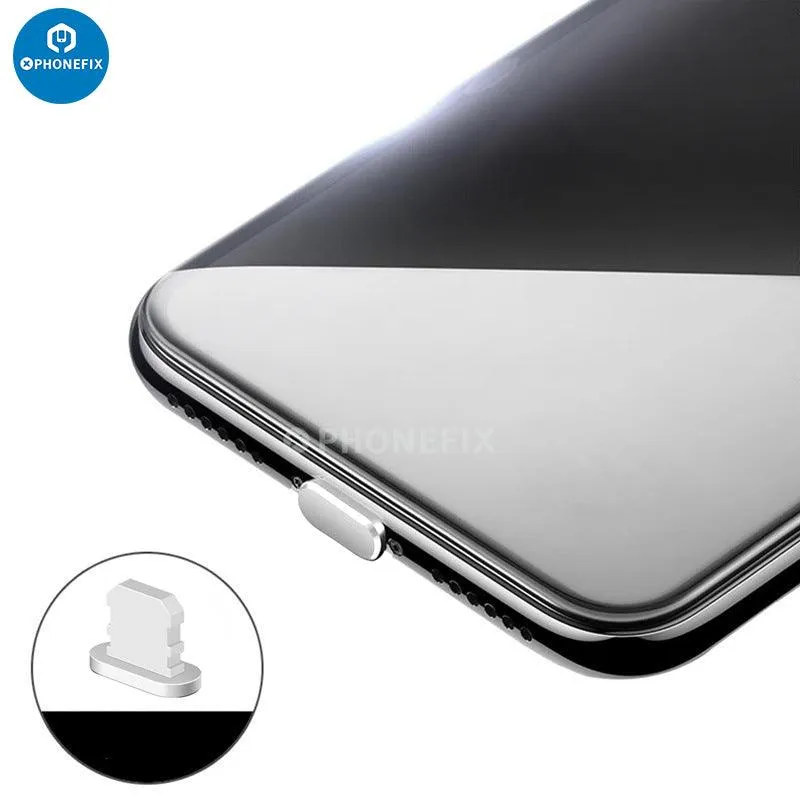 Aluminum alloy Anti Dust Plug iPhone USB Charging Port Dustproof Cap