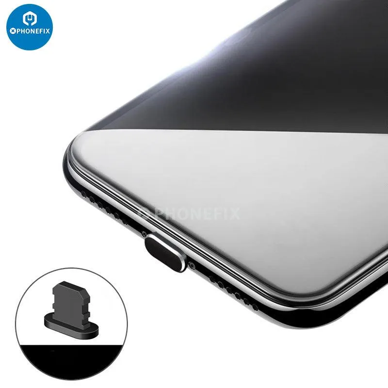 Aluminum alloy Anti Dust Plug iPhone USB Charging Port Dustproof Cap