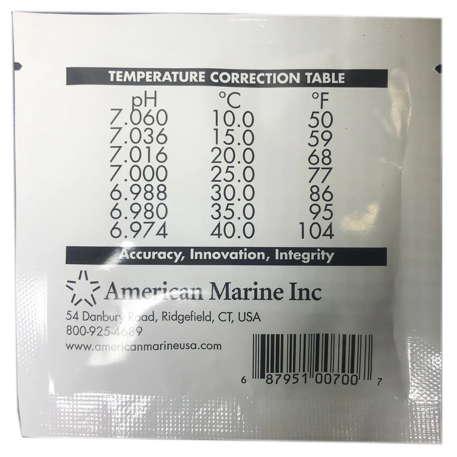 American Marine Pinpoint pH Calibration Fluid 7.0