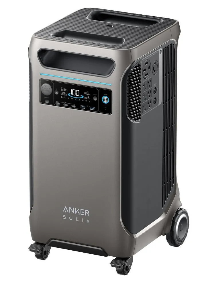 Anker SOLIX F3800 Portable Power Station with 5x Expansion Batteries - 23 KWh