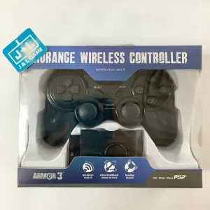 Armor3 NuRange Wireless Controller (Black) - (PS2) PlayStation 2