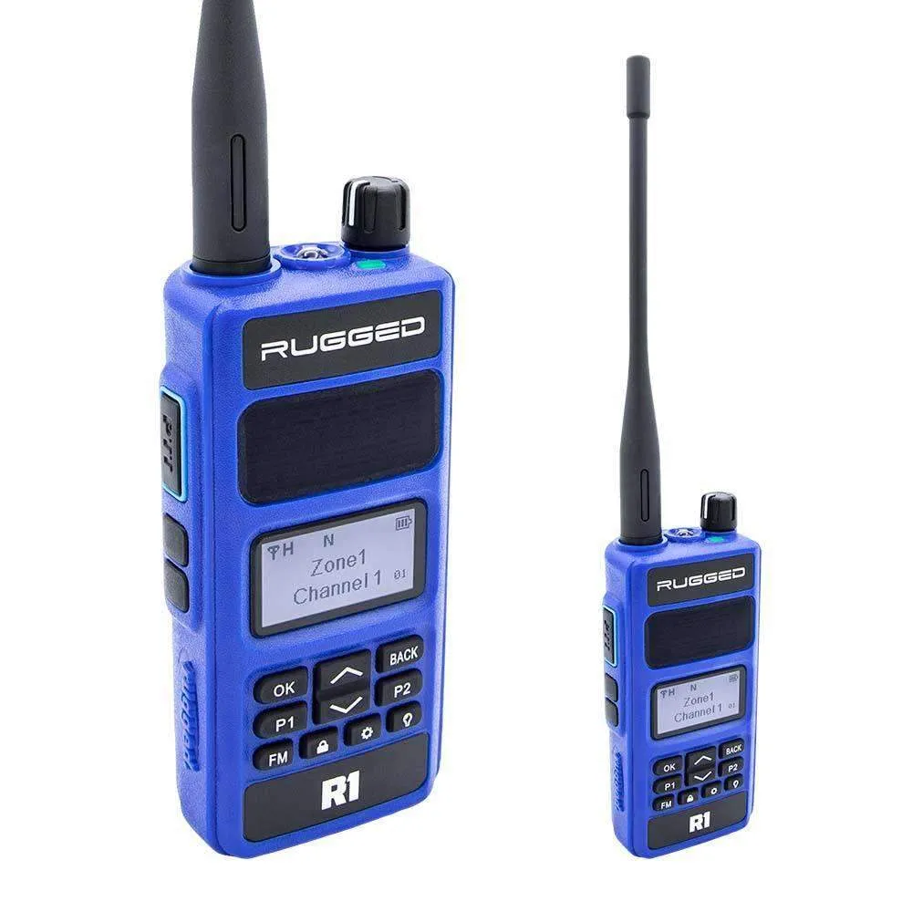 Bundle - DUAL RADIO Spotter Headset Kit with H42 Headset and Rugged R1 Handheld Radios