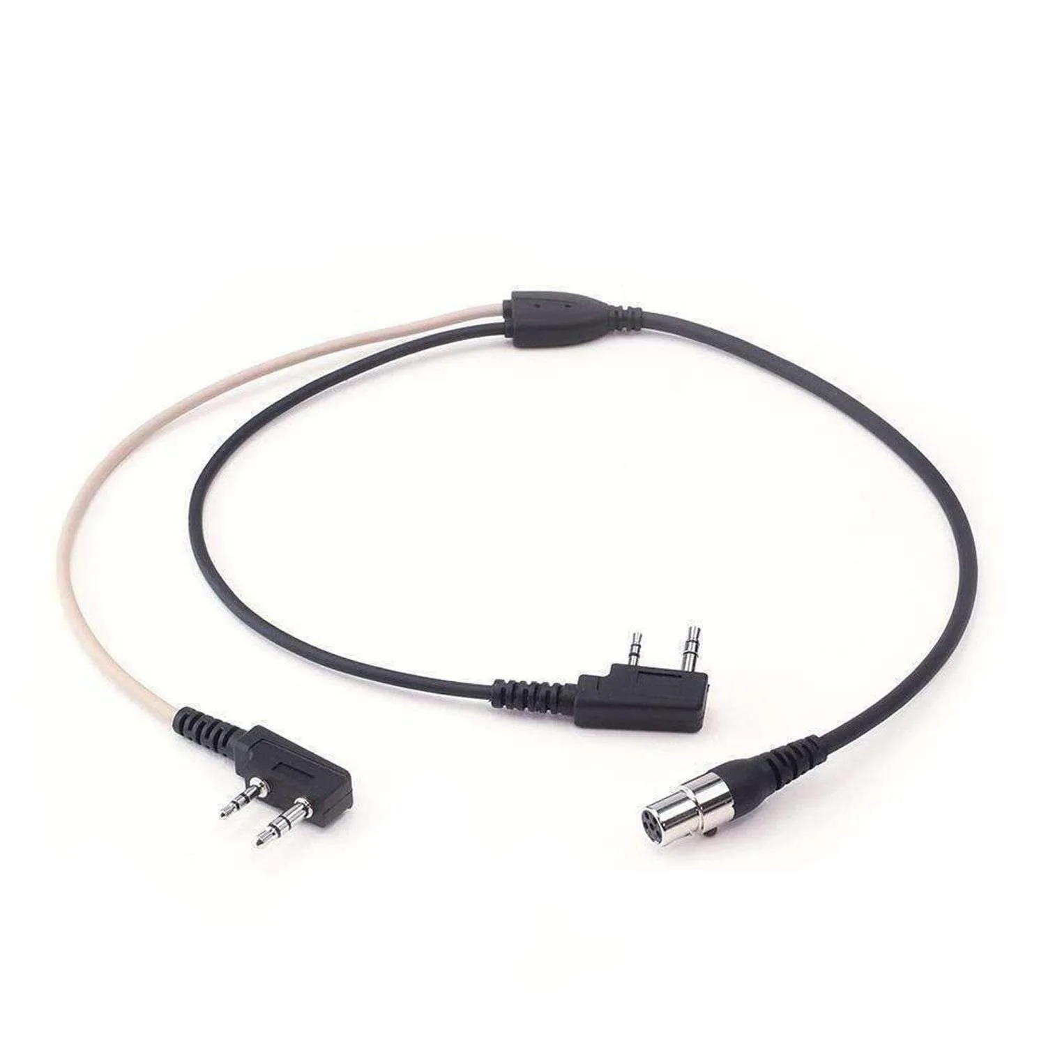 Bundle - DUAL RADIO Spotter Headset Kit with H60 Headset and Rugged R1 Handheld Radios