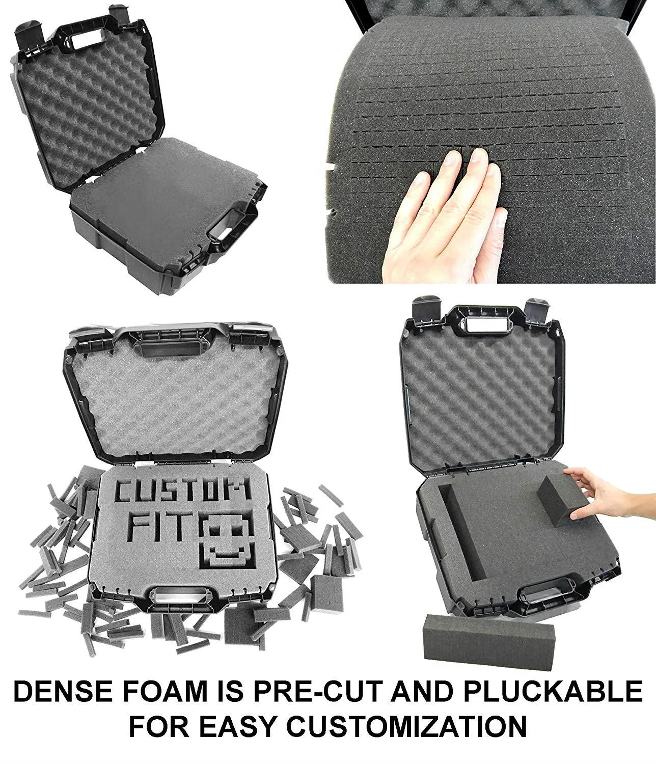 Casematix Carry Case with Customizable Foam For Oculus Quest (2019) and  Meta Quest 2 (2020)