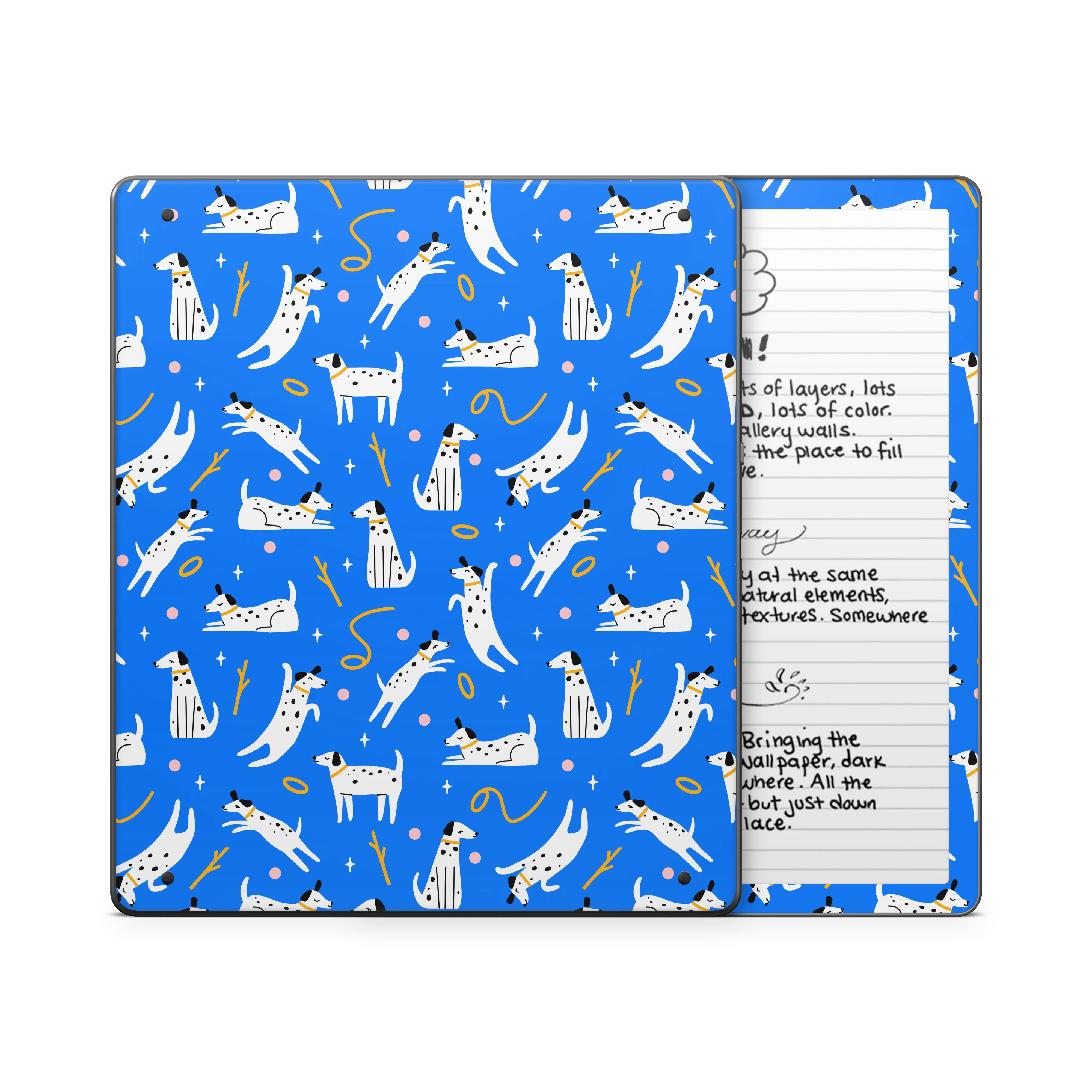 Cobalt Dog Kindle Skin