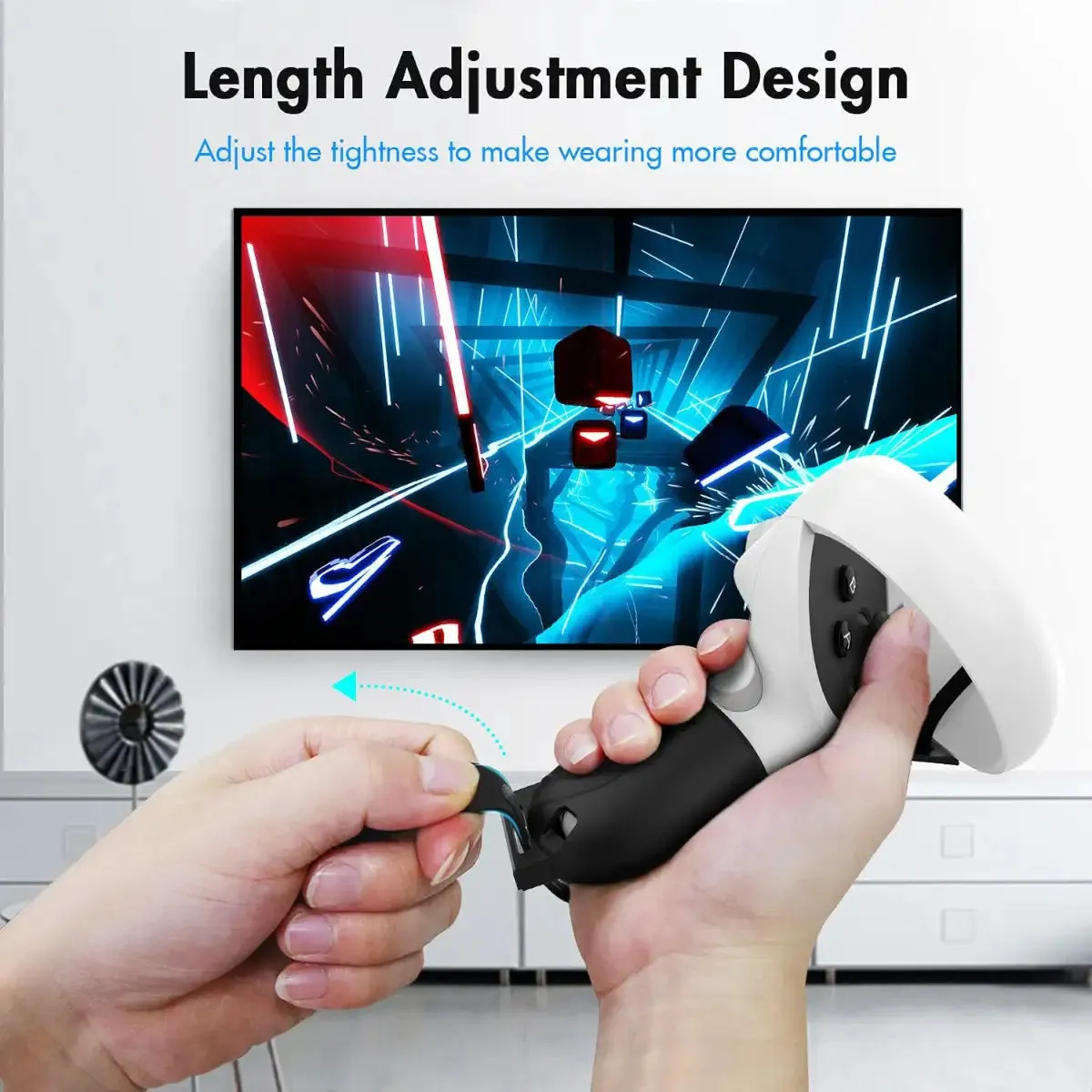 Controller Grip Cover - Black and White | for Quest 2