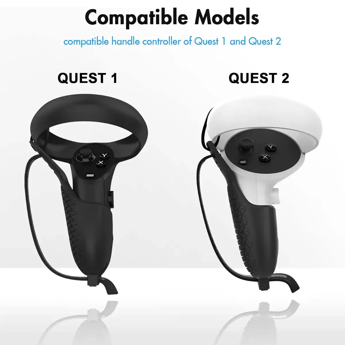 Controller Grip Cover - Black and White | for Quest 2