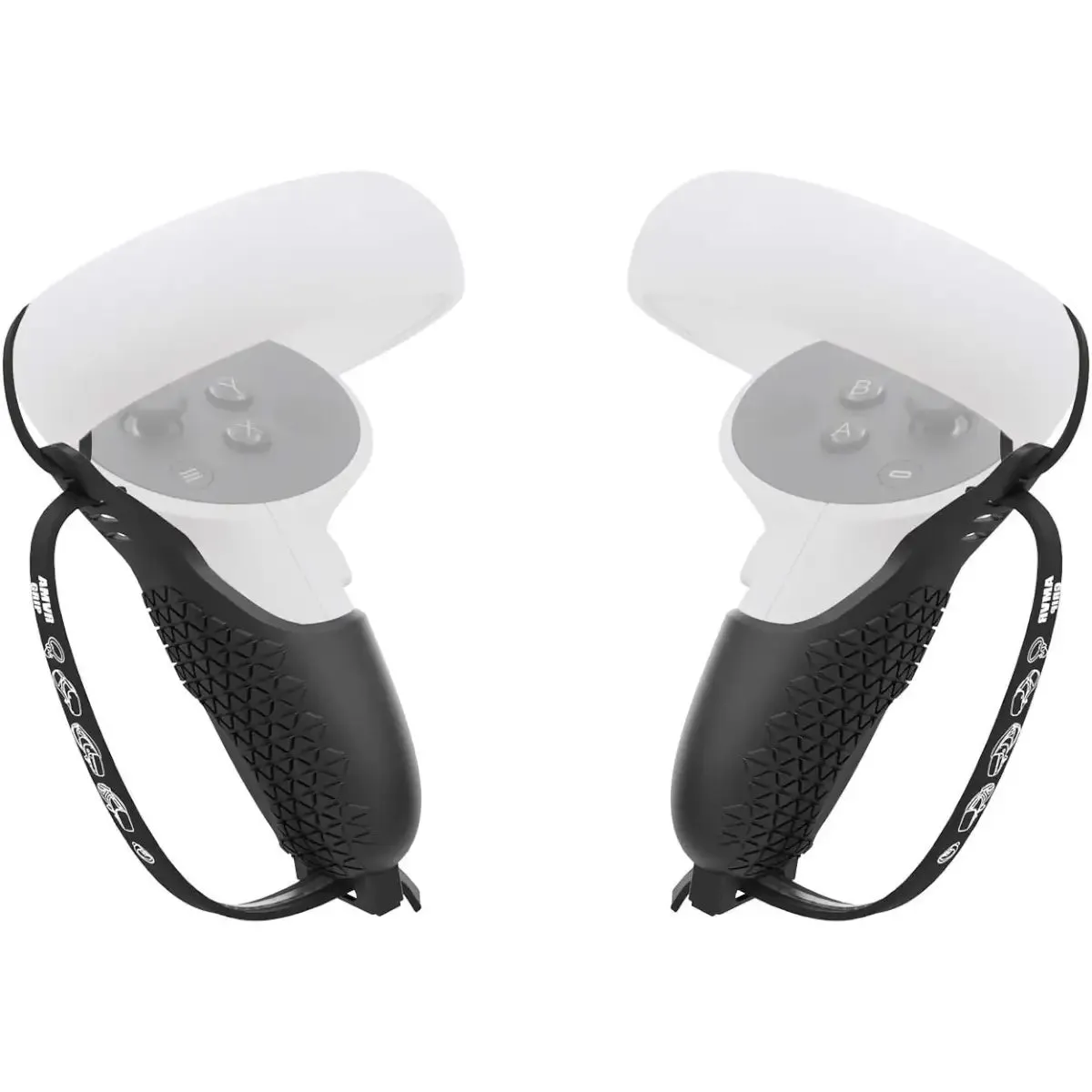 Controller Grip Cover - Black and White | for Quest 2