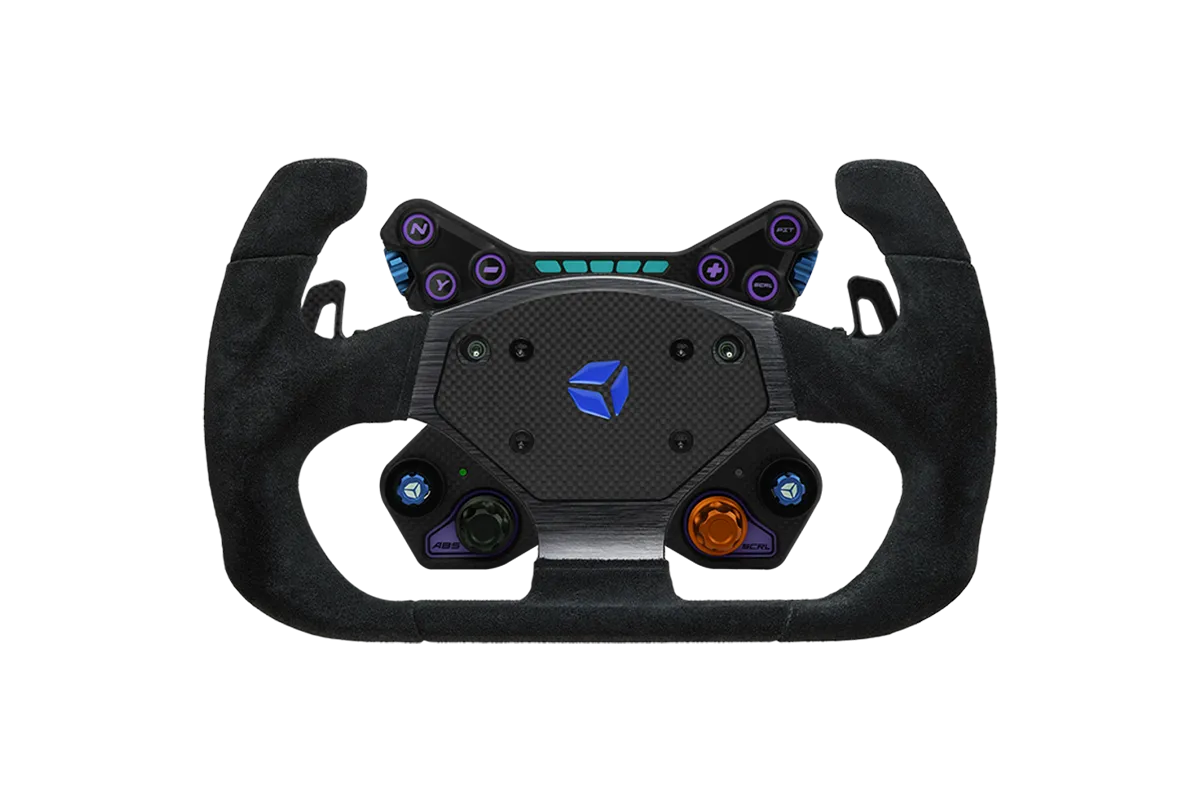 Cube Controls GT Pro V2 Zero Suede Sim Racing Steering Wheel