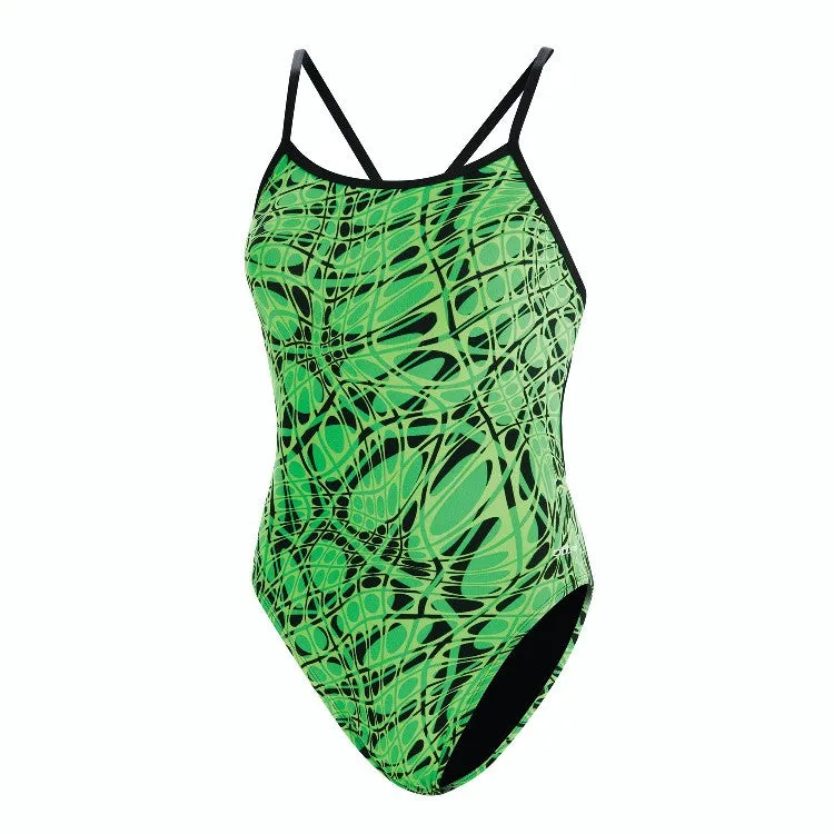 DOLFIN Womens Reliance Energy String Back One Piece Swimsuit