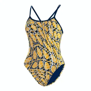 DOLFIN Womens Reliance Energy String Back One Piece Swimsuit