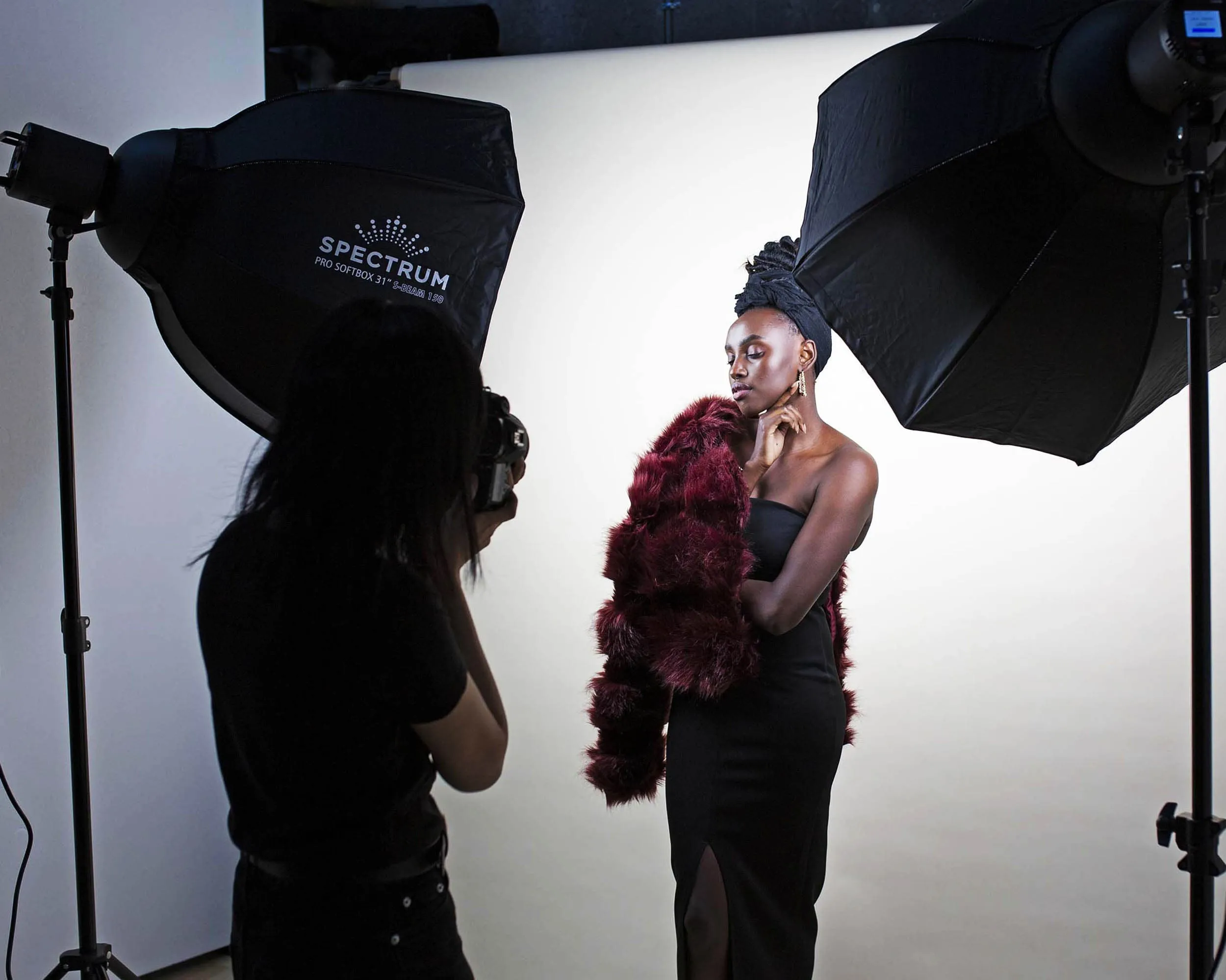 DUO 'S-Beam 150' LED Softbox Advanced Fashion Lookbook Lighting Kit - Spectrum-PRO - Bundle