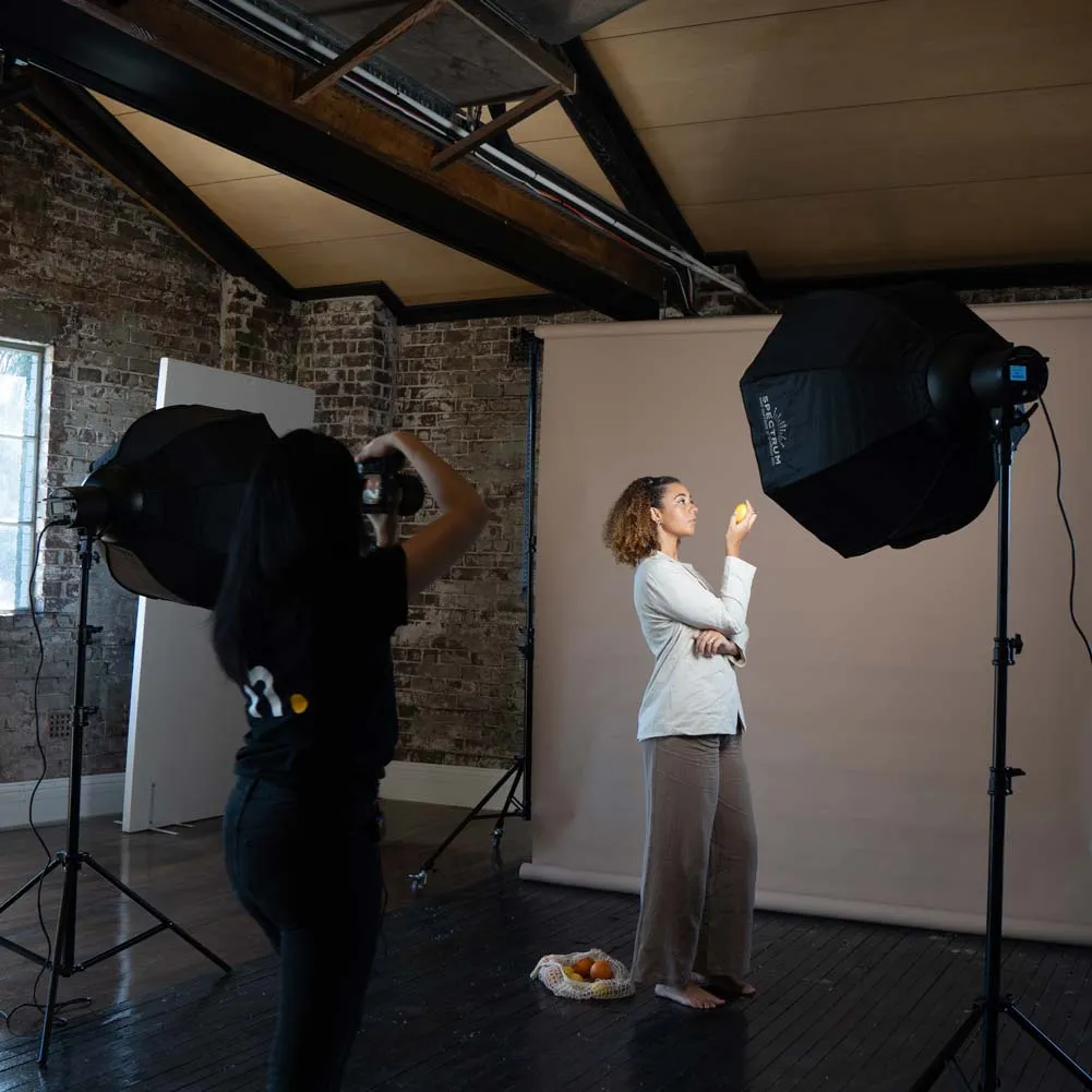 DUO 'S-Beam 150' LED Softbox Advanced Fashion Lookbook Lighting Kit - Spectrum-PRO - Bundle