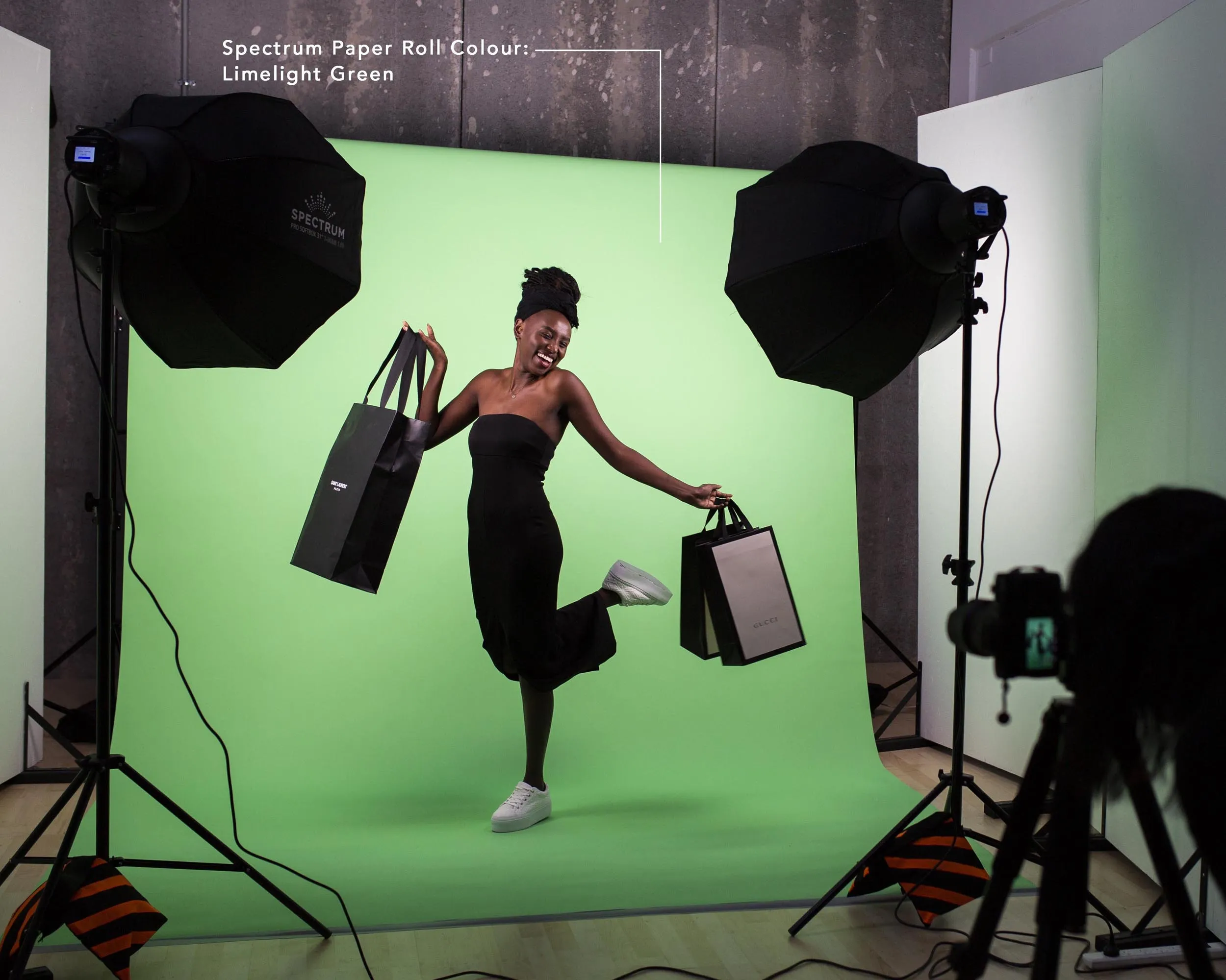 DUO 'S-Beam 150' LED Softbox Advanced Fashion Lookbook Lighting Kit - Spectrum-PRO - Bundle