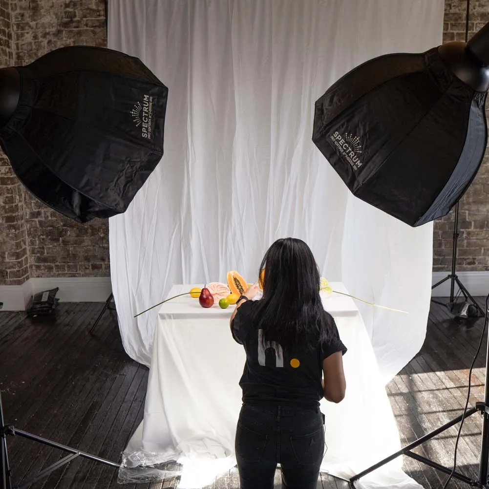 DUO 'S-Beam 150' LED Softbox Advanced Fashion Lookbook Lighting Kit - Spectrum-PRO - Bundle