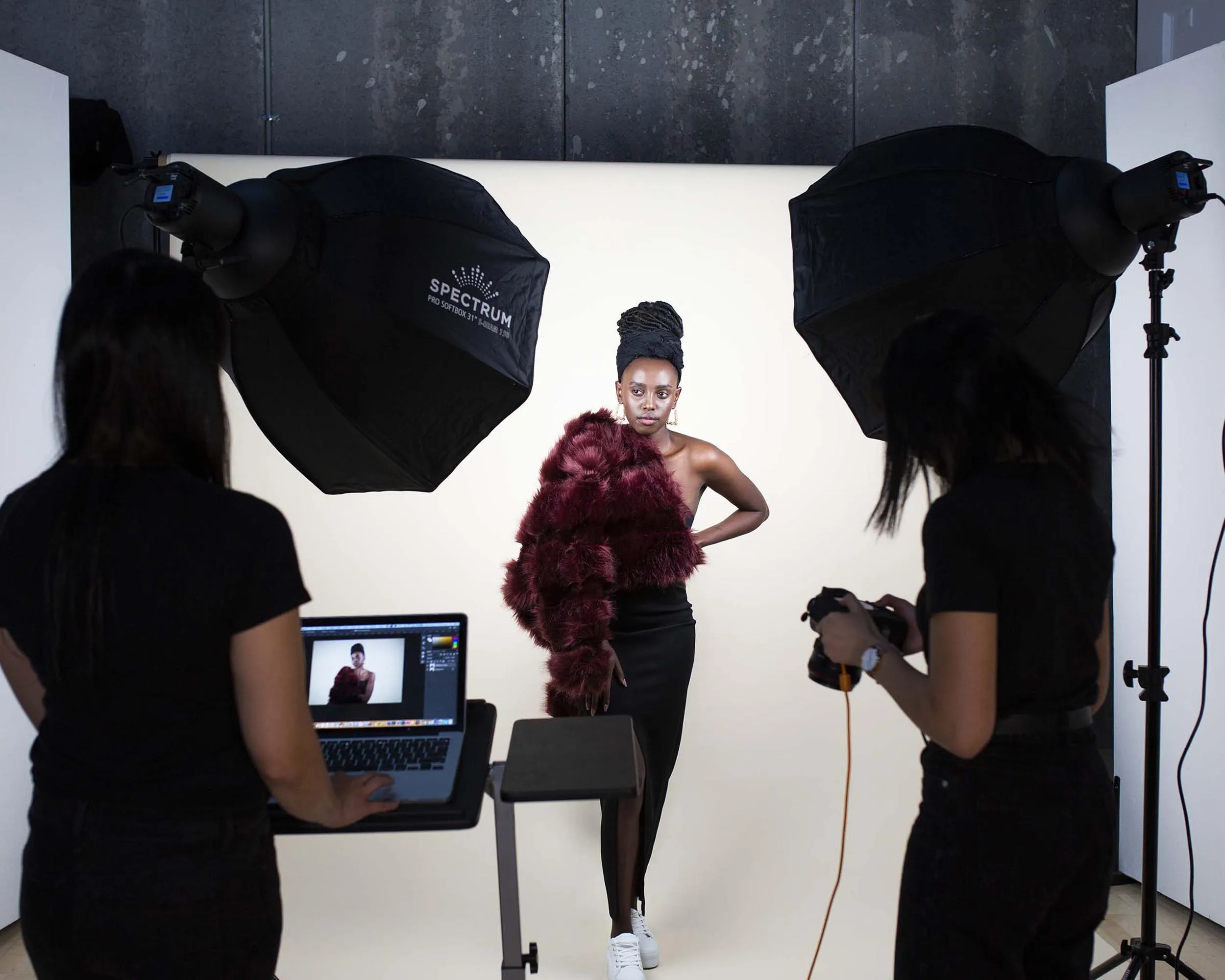 DUO 'S-Beam 150' LED Softbox Advanced Fashion Lookbook Lighting Kit - Spectrum-PRO - Bundle
