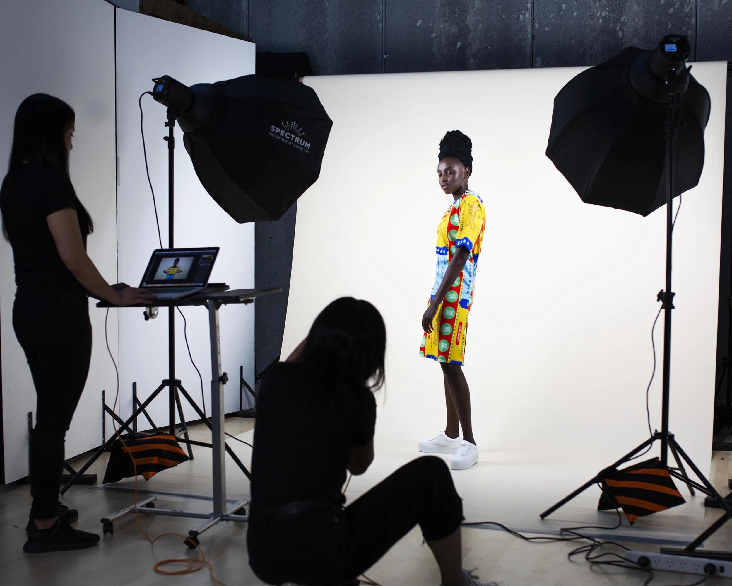 DUO 'S-Beam 150' LED Softbox Advanced Fashion Lookbook Lighting Kit - Spectrum-PRO - Bundle