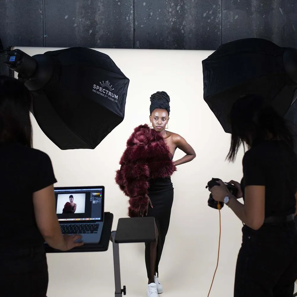 DUO 'S-Beam 150' LED Softbox Advanced Fashion Lookbook Lighting Kit - Spectrum-PRO - Bundle