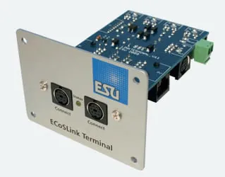 ESU HO 50099  ECoSlink Terminal, Extensionmodul for ECOS, CS1, CS2, incl. cord