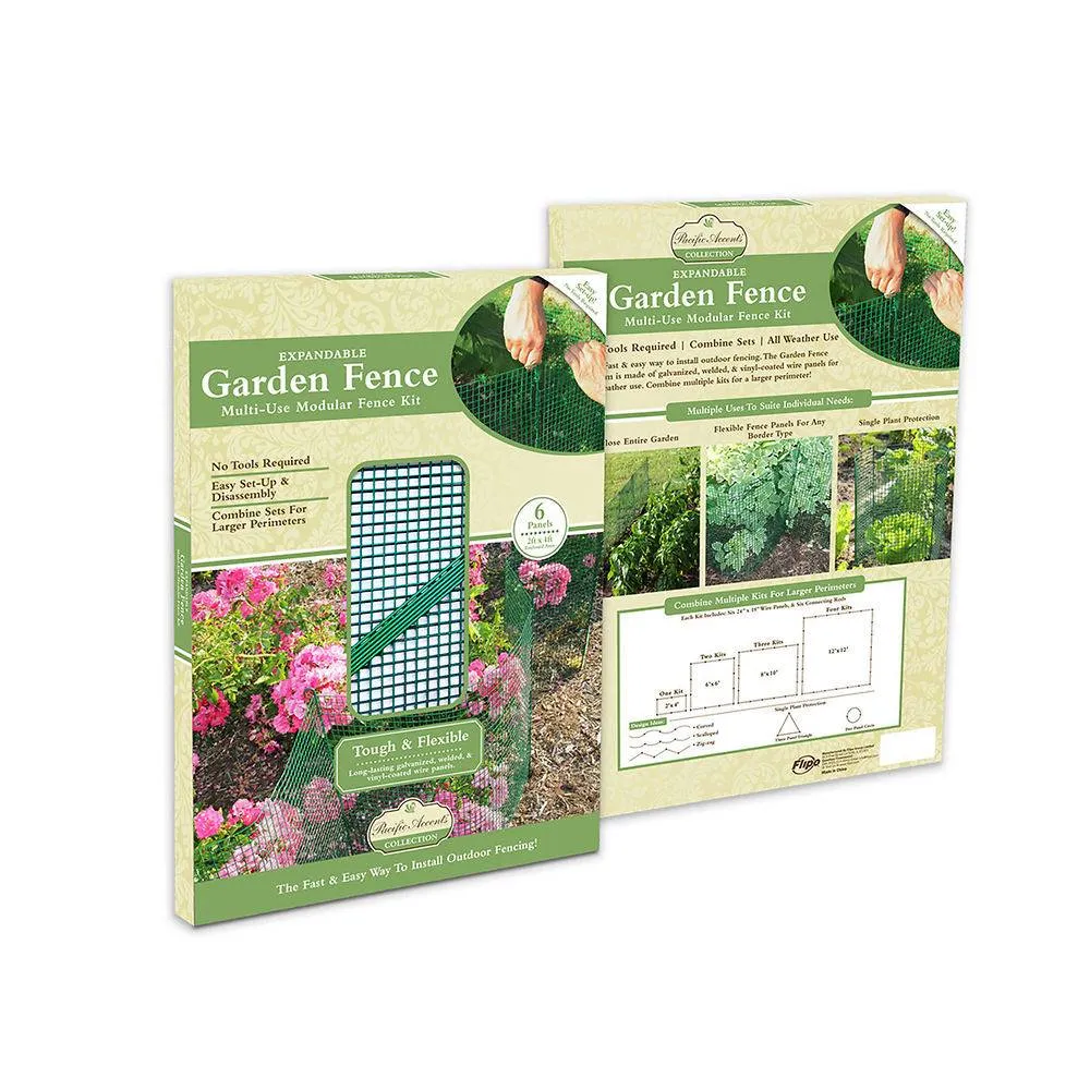 Flexible Modular Garden Fence System Kit