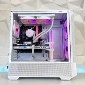 I Gaming Computer | Ryzen 5600/5700x | RTX 4060/4060 Ti Ultra OC | Arctic White