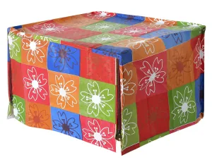 Kuber Industries PVC Flower Printed Microwave Oven Cover, Dustproof Machine Protector Cover,20 LTR. (Multicolor)-HS43KUBMART25944, Standard