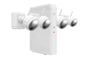 Lorex 2K 32GB NVR System with Outdoor Battery Security Cameras