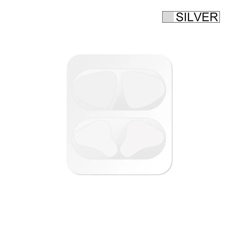 Metal Dust Guard sticker for Apple AirPods Case Cover Dust-proof Protective Sticker Skin Protector for Air Pods Accessories