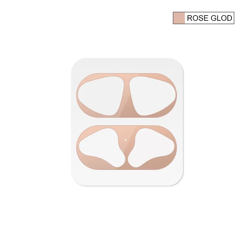 Metal Dust Guard sticker for Apple AirPods Case Cover Dust-proof Protective Sticker Skin Protector for Air Pods Accessories