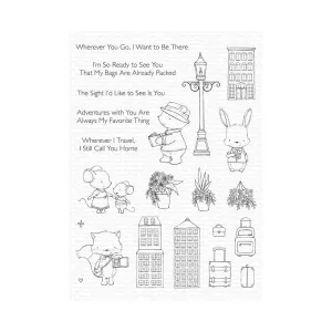 My Favorite Things Stacey Yacula Stamps 6"X8" - Travel Plans