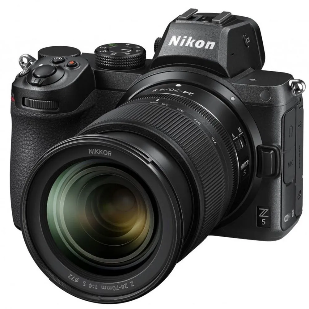 Nikon Z Series Z5 Mirrorless Camera with 24.3 Megapixel FX Full Frame Format Sensor, 4K 30fps Video Recording, and Phase and Contrast Detection Hybrid Automatic Focus - Kits Available