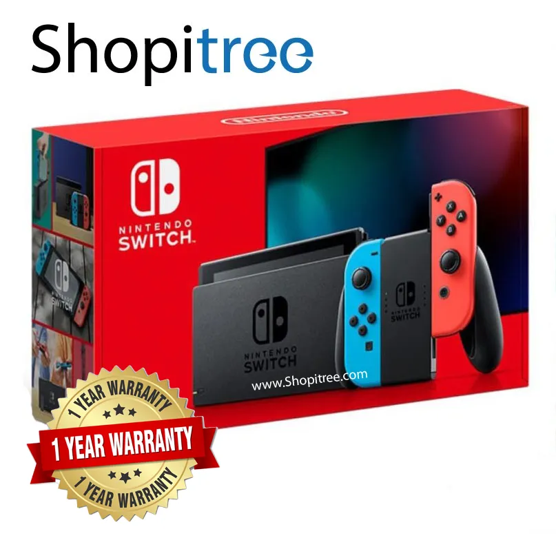 Nintendo Switch Gen 2 Console   1 Year Local Warranty by Singapore Nintendo Distributor (Longer Battery Life)