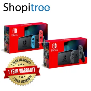 Nintendo Switch Gen 2 Console   1 Year Local Warranty by Singapore Nintendo Distributor (Longer Battery Life)