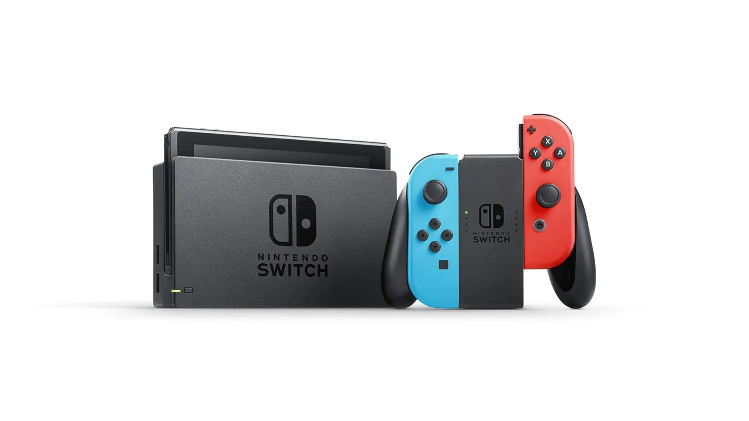 Nintendo Switch OLED, Neon Blue & Red - (JP Spec) Brand New