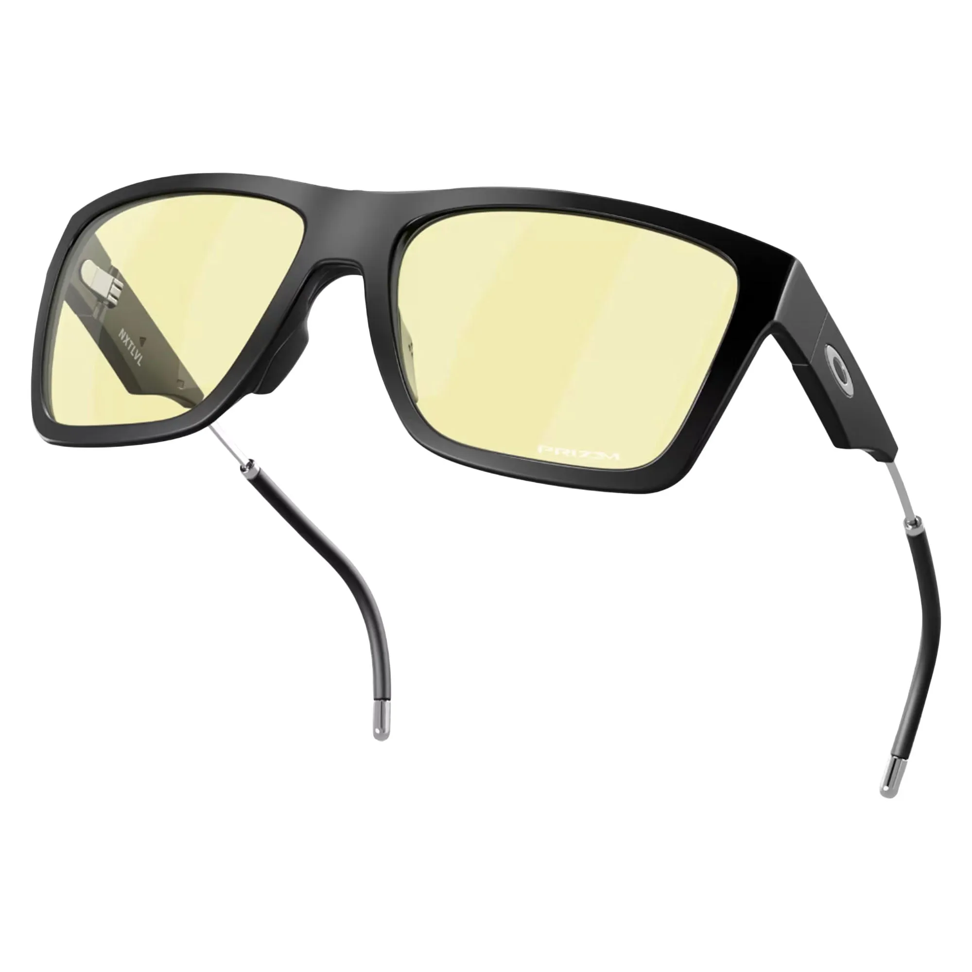 Oakley OO9249-0158 Men's OO9249 NXTLVL Rectangular Sunglasses, Satin Black Prizm Gaming,