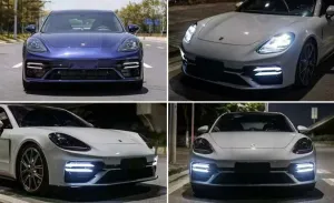 Porsche Panamera 971 2017  Turbo Style Front Bumper Kit