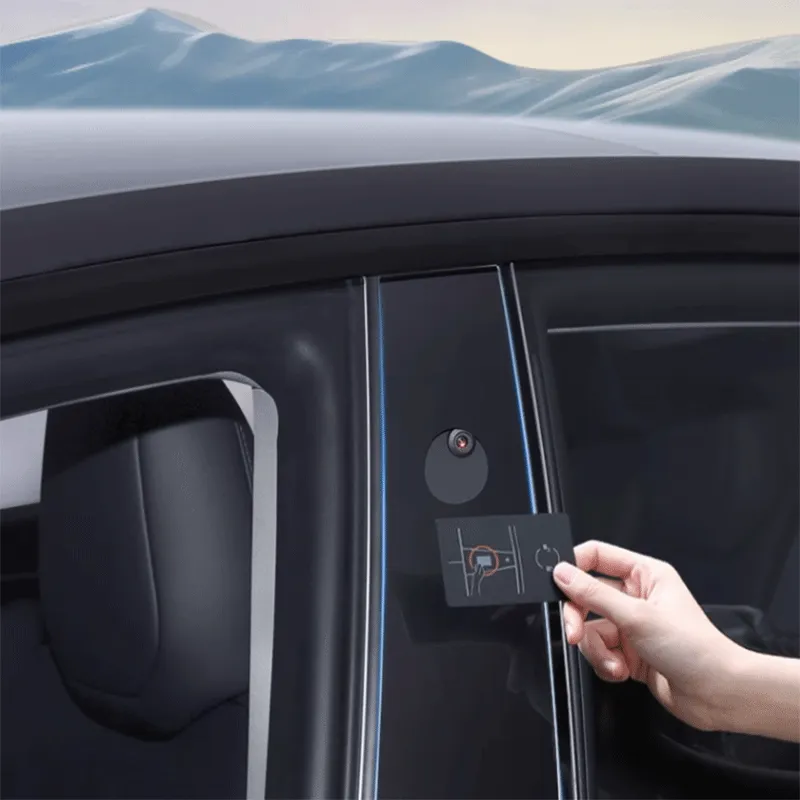 TAPTES® B-Pillar Transparent Protector Film for Tesla Model 3 Highland 2024 2025