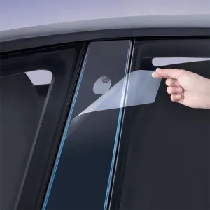 TAPTES® B-Pillar Transparent Protector Film for Tesla Model 3 Highland 2024 2025