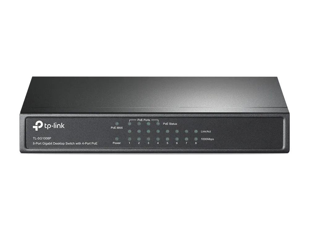 Tp-Link Tl-Sg1008p - Switch - 8 Ports - Unmanaged