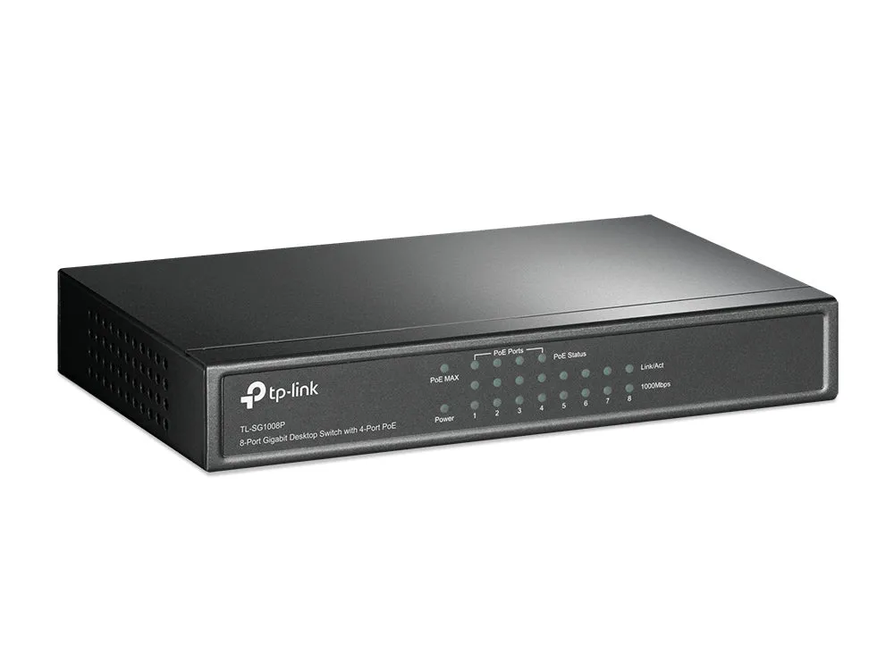 Tp-Link Tl-Sg1008p - Switch - 8 Ports - Unmanaged