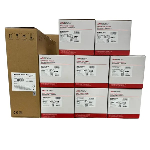 Ultimate 4K Surveillance Kit: 01 OEM NVR 8CH   08 8MP Cameras   01 HDD 2TB WD Purple