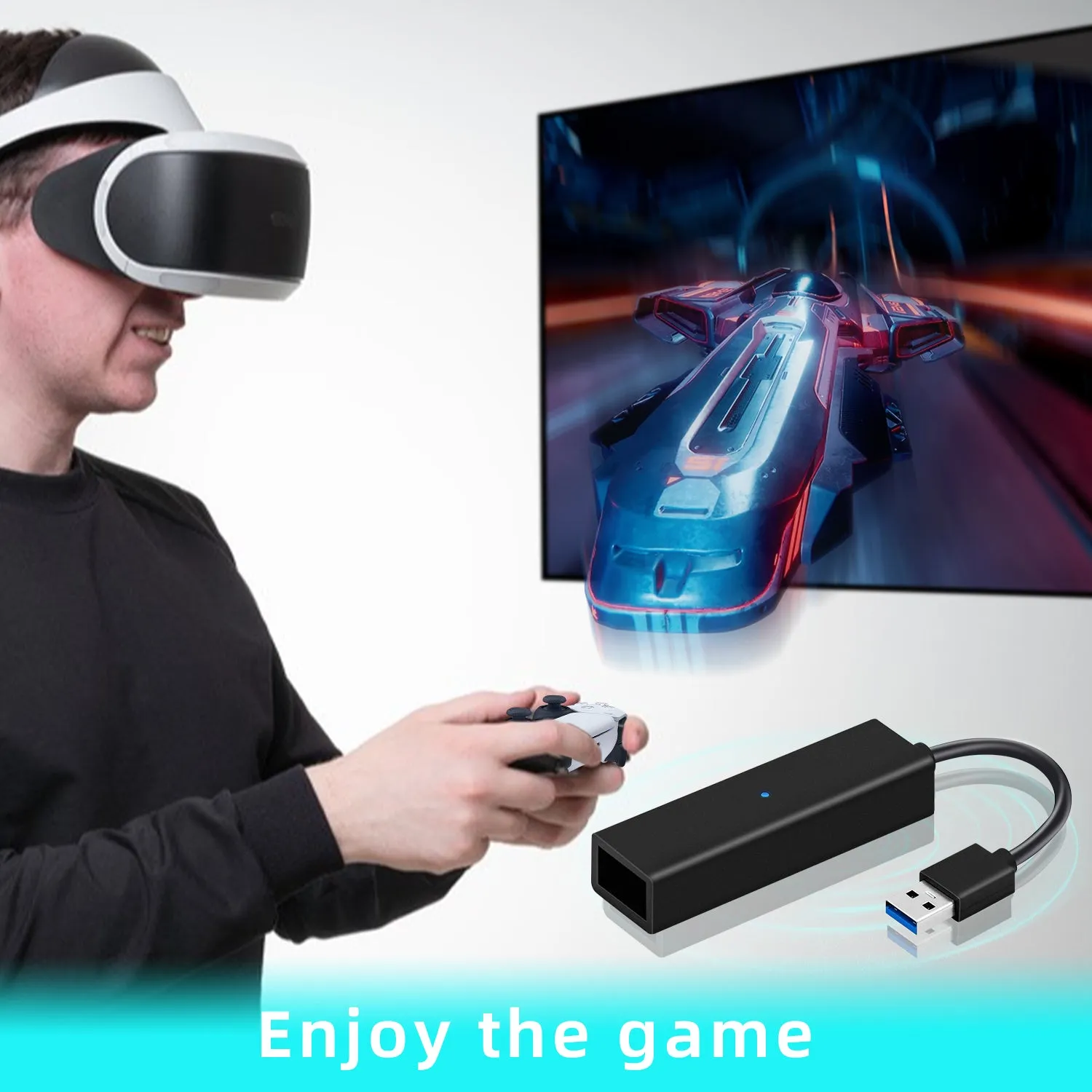 VR Camera Adapter for PS5 Console-Black(AL-P5033)