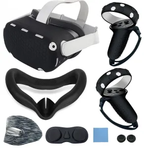 VR Silicone Proctive Cover 7 Pieces Set Compatible with Quest 2