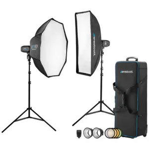 Westcott FJ400 Strobe 2-Light Location Kit with FJ-X3m Universal Wireless Trigger
